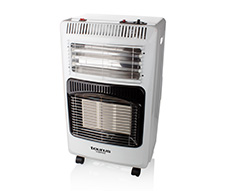 Foldable Heater Electric & Gas Aluminium White 4200W "Hibrido"