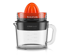 Taurus Citrus Juicer Glass Orange 1L 25W "Citrus Glass"