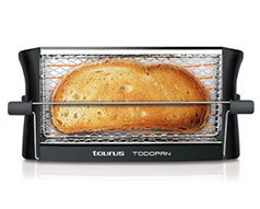 Taurus Toaster 2 Slice Stainless Steel Black 700W "Todopan"