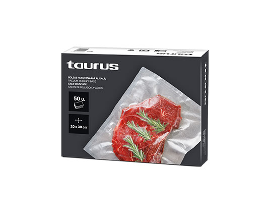 Taurus Vacuum Sealer Bags Plastic 20X30cm "VAC6000"