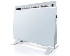 Taurus Heater Electric Glass White 2Heat Settings 1500W