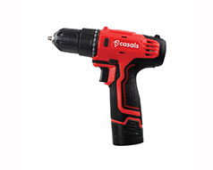 Casals Drill Cordless With Extra Battery Plastic Red 10mm 12V 