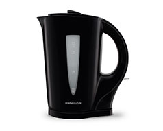 Mellerware Kettle Cordless Plastic Black 1.7L 2200W "Sabie" Locally Produced