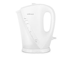 Mellerware Kettle Cordless Plastic White 1.7L 2200W "Zambezi" Locally Produced