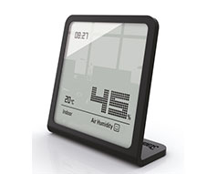 Stadler Form Hygrometer With Digital LED Display Black 3V "Selina Black"