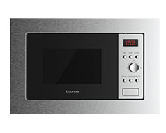 TAURUS MICROWAVE BUILT-IN WITH GRILL DIGITAL STAINLESS STEEL SILVER 20L 1250W  MO20IXD 