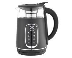 Mellerware Kettle Digital 360 Degree Cordless Glass Black 1.7L 1850-2200W "Indaba 360"
