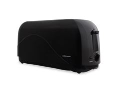 Mellerware Toaster 4 Slice Plastic Black 1300W "Hot Slice"