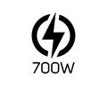 700W