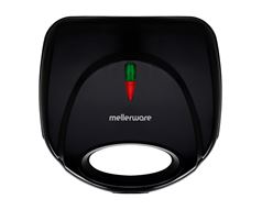Mellerware Sandwich Maker 2 Slice Non-Stick Black Plate 750W  Mercury 