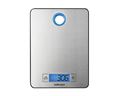 Mellerware Kitchen Scale Battery Operated LCD Display Stainless Steel Brushed 5kg 4.5V "Saxony" #