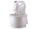 Mellerware Hand Mixer With Stand & Bowl White 5 Speed 200W "MixPro"