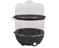 Mellerware Egg Boiler 7 Egg Plastic Black 2 Tier 90W "Egg Master"