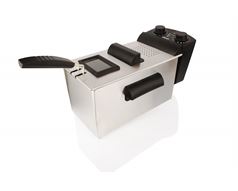 Mellerware Deep Fryer With Timer Stainless Steel 3L 2100W  Tempura 