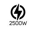 2500W combined power 