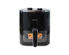 Mellerware Air Fryer With Viewing Window Manual Operation Non-Stick Black 4.6L 1450W "Vitality Xl"