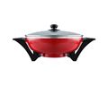 MELLERWARE WOK ADJUSTABLE TEMPERATURE DIECAST ALUMINIUM RED 33X9CM 1500W  BANGKOK WOK 