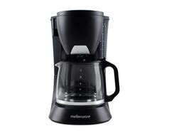 Mellerware Coffee Maker Drip Filter Plastic Black 12Cup 680W "Treviso"