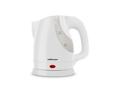 Mellerware Kettle 360 Degree Cordless Plastic White 0.9L 1300W "Piccolo" #