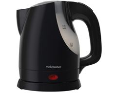 Mellerware Kettle 360 Degree Cordless Plastic Black 0.9L 1300W "Piccolo" #