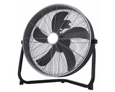 Mellerware Fan 3 Speed Floor Fan Metal Black 40Cm 55W "Velocity 16"