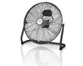 MELLERWARE FAN 3 SPEED FLOOR FAN STEEL BLACK 45CM 60W  VELOCITY 18 