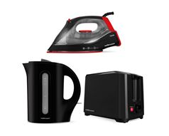 Mellerware Pack 3 Piece Kettle+Toaster+Steam Iron 