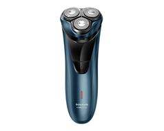Taurus Shaver Triple Head Battery Operated Blue Cordless Operation 3W "3 Side Shaver" #