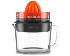 Taurus Citrus Juicer Glass Orange 1L 25W "Citrus Glass"