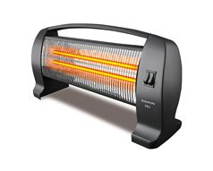 Taurus Heater 2 Bar Plastic Black 2Heat Settings 1200W "Pr-2" #
