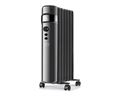 Taurus Heater 7 Fin Oil Filled Steel Black Wifi Enabled 3Heat Settings 1500W "Agadir Connect"