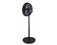 Taurus Fan Digital Battery Operated Plastic Black Foldable 40Cm Li-Ion 30W "Aero Fold" 