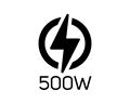 500W