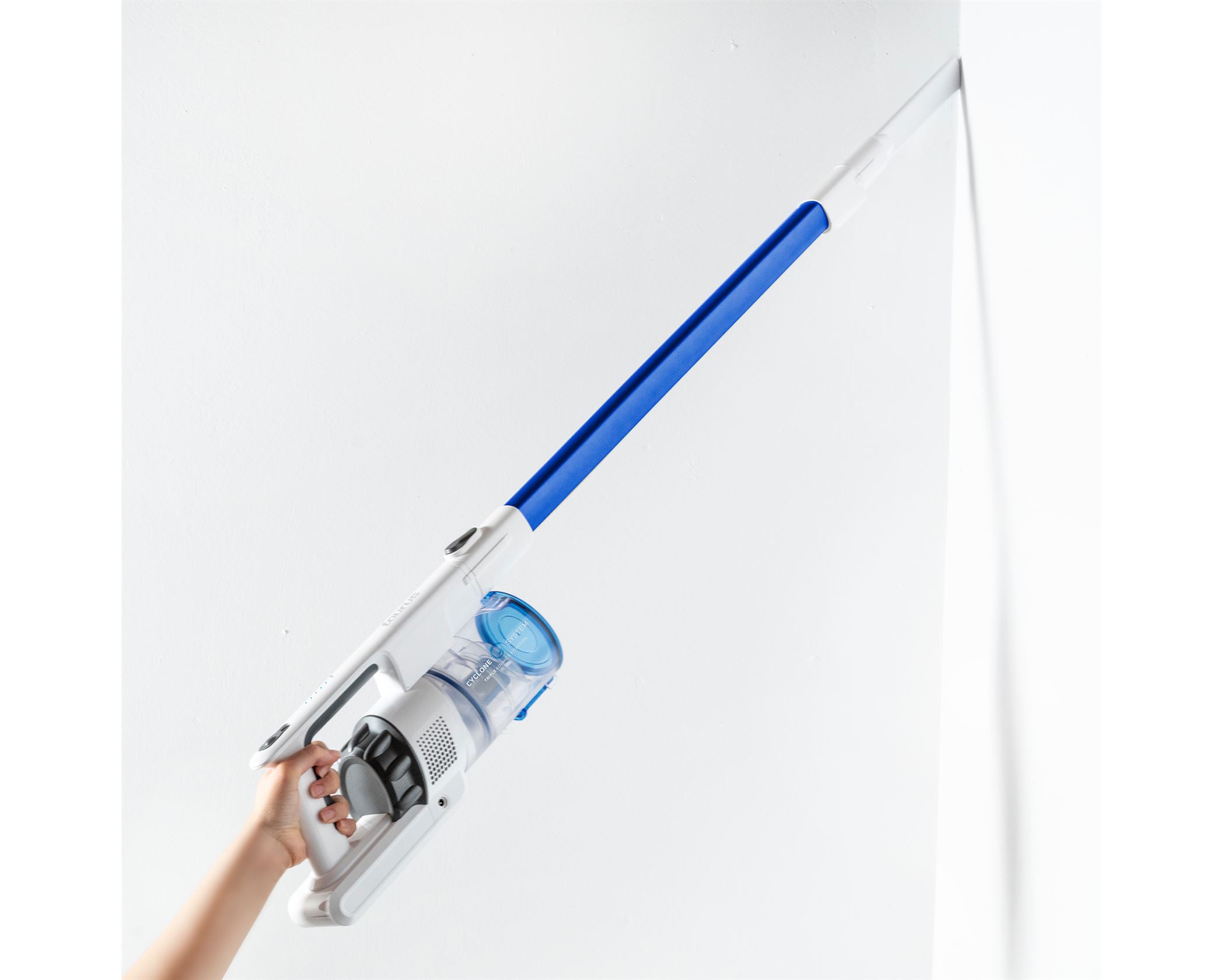 Taurus Vacuum Cleaner Cordless Upright Plastic Blue 500Ml 22.2V