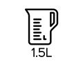 1.5L Capacity