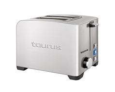Taurus Toaster 2 Slice Stainless Steel Brushed 5 Heat Settings 850W "My Toast Ii Legend" #