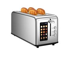 Taurus Toaster 4 Slice Stainless Steel Digital 1520W "My Toast Quatro Digi"