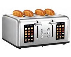Taurus Toaster 4 Slice Stainless Steel Digital 1630W "My Toast Digi"