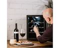 Black glass to maintain ambient temperature