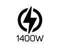 Powerful 1400W