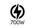 700W