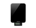 Taurus Kitchen Scale Battery Operated Glass Black 10kg 3V "Effortless LCD"