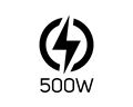 500W