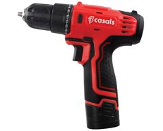 Casals Cordless Drill Li-Ion Including Extra Battery 10Mm 12V 