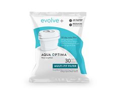 Aqua Optima Filter Single Plastic White 30Day "Evolve +"