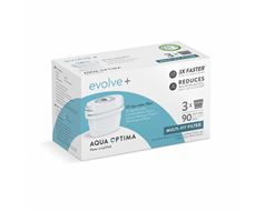 Aqua Optima Filter 3 Pack Plastic White 30Day "Evolve+"