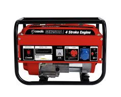 Casals Generator Recoil Start Steel Red Single Phase 4 Stroke 2000W 