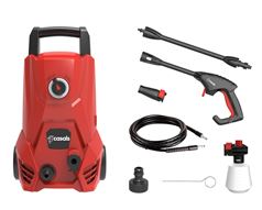 Casals High Pressure Washer With Attachments Plastic Red 105Bar 1500W 