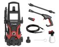 Casals High Pressure Washer With Attachments Plastic Red 135Bar 1700W 
