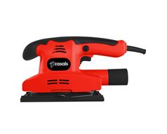 Casals Orbital Sander With Trigger Lock Plastic Red 90 X 187Mm 150W #